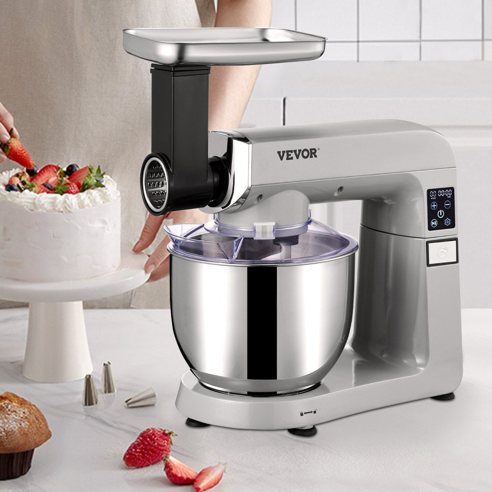 SM-1571NL - 450W VEVOR 6-in-1 Stand Mixer for Versatile Kitchen Tasks