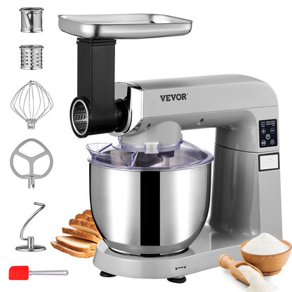 SM-1571NL - 450W VEVOR 6-in-1 Stand Mixer for Versatile Kitchen Tasks