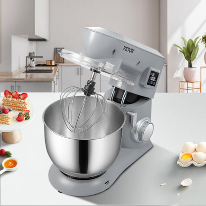SM-1571NL - 7.4Qt 450W Tilt-Head Stand Mixer with LCD & 3 Attachments
