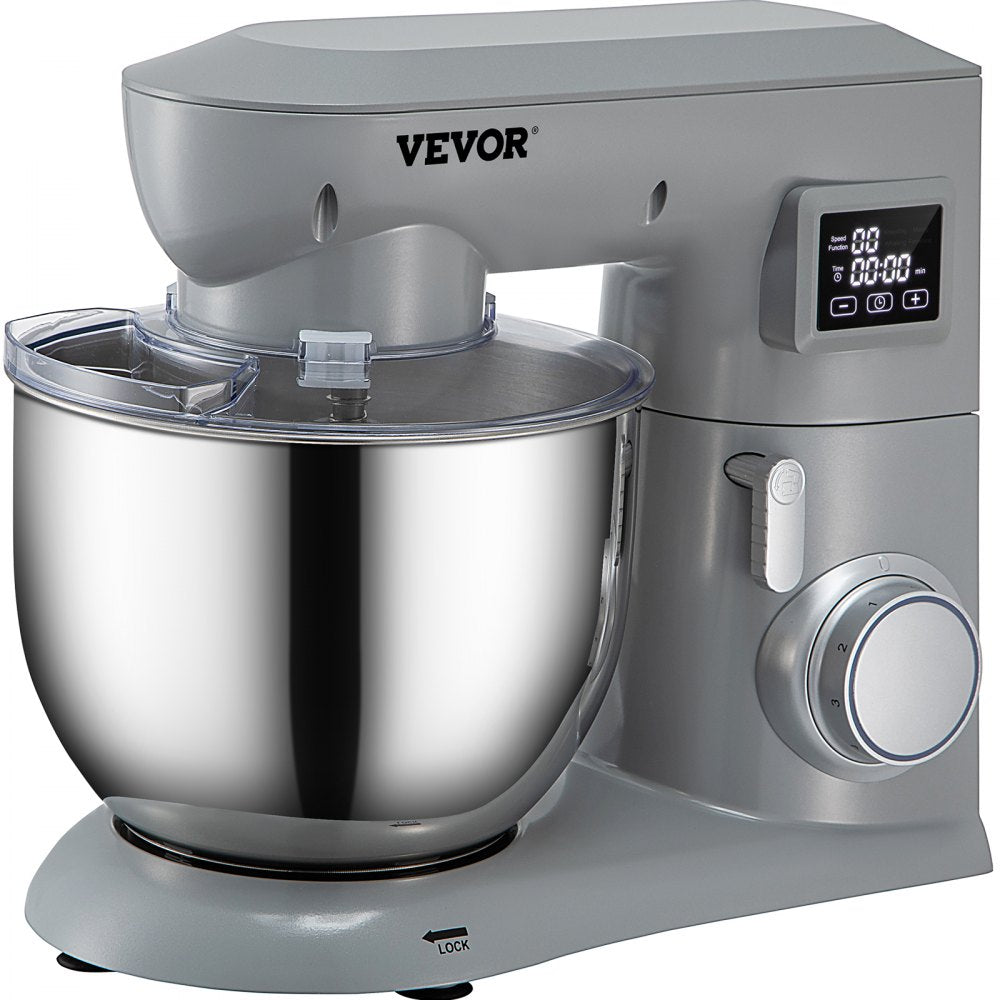 SM-1571NL - 7.4Qt 450W Tilt-Head Stand Mixer with LCD & 3 Attachments