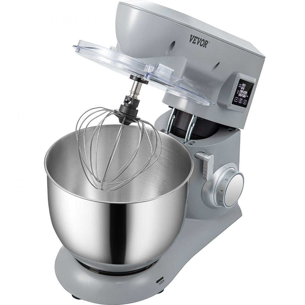 SM-1571NL - 7.4Qt 450W Tilt-Head Stand Mixer with LCD & 3 Attachments