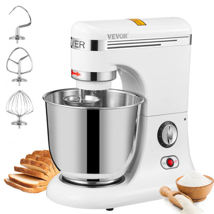 SM-1507L - 600W 7.4Qt Tilt-Head Stand Mixer with 3 Attachments