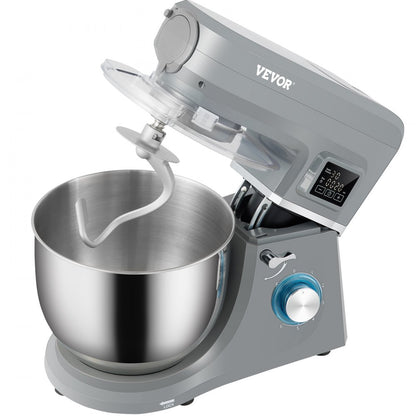 SM-1507L - 660W VEVOR 5-in-1 Stand Mixer with Auto-Stop & LCD Panel