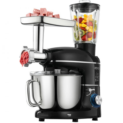 SM-1504NBM - 5.9qt Durable Stand Mixer with 6 Speeds & Attachments