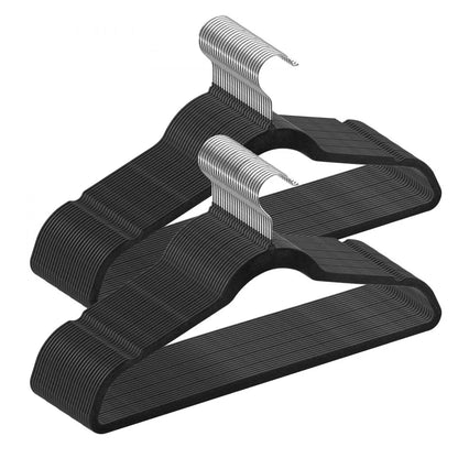 ZR048 - 50 Pack Velvet Hangers, 0.2in Thin, 11lbs Capacity