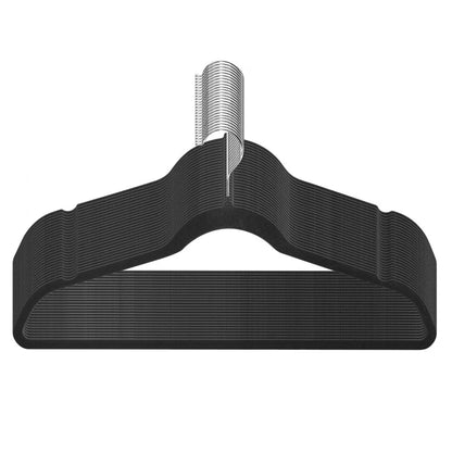 ZR048 - 50 Pack Velvet Hangers, 0.2in Thin, 11lbs Capacity
