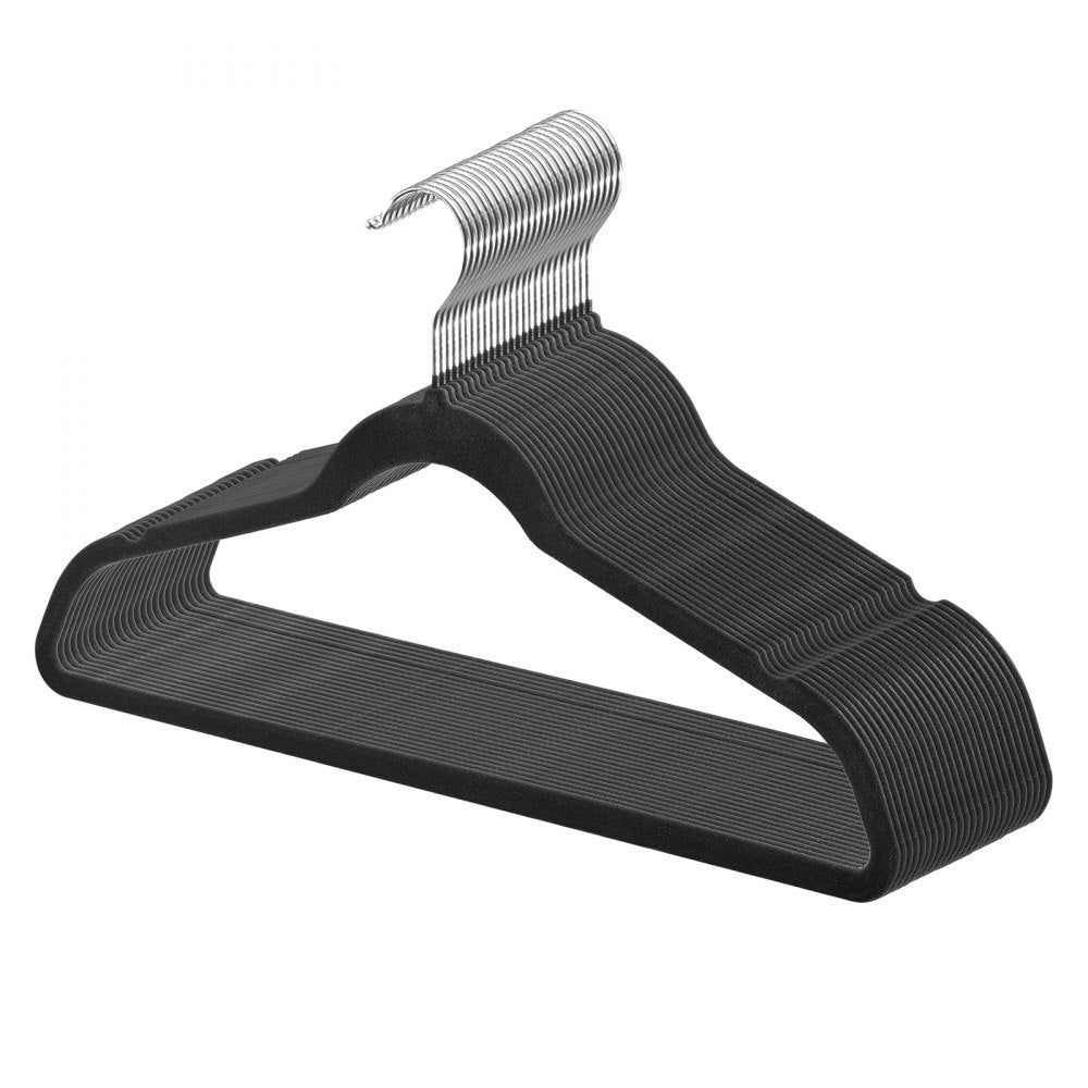 ZR048 - 50 Pack Velvet Hangers, 0.2in Thin, 11lbs Capacity