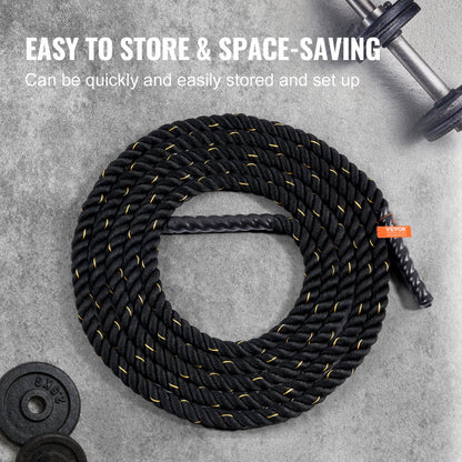 SSPP-01 - 1.5" x 30' VEVOR Battle Rope for Strength Training