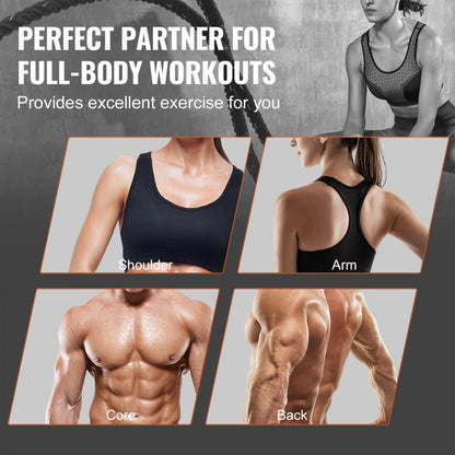 SSPP-01 - 1.5" x 30' VEVOR Battle Rope for Strength Training