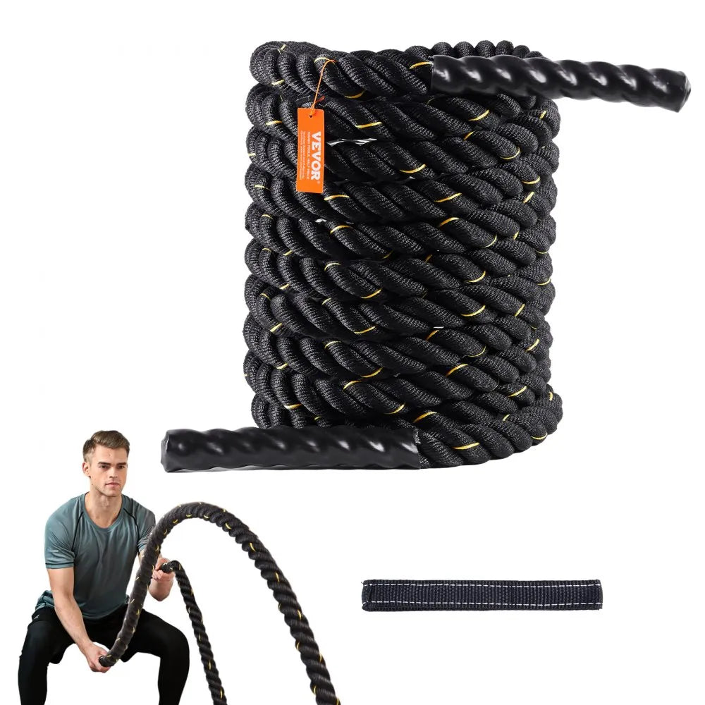 SSPP-01 - 1.5" x 30' VEVOR Battle Rope for Strength Training
