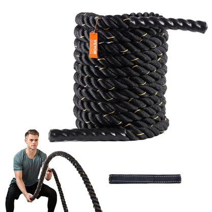 SSPP-01 - 1.5" x 30' VEVOR Battle Rope for Strength Training
