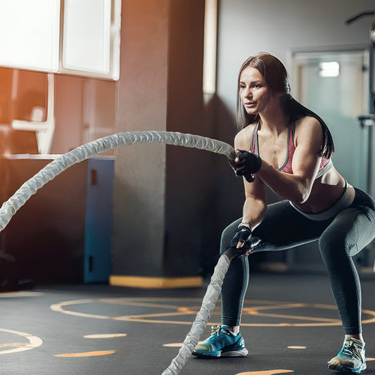 SSPP-03 - 1.5" x 30Ft VEVOR Battle Rope for Full-Body Workouts