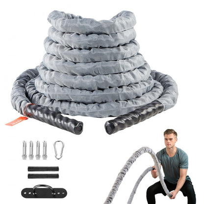 SSPP-03 - 1.5" x 30Ft VEVOR Battle Rope for Full-Body Workouts