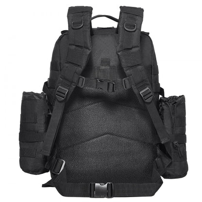 BK-2593 - 45L Waterproof Tactical Backpack with Molle and Multiple Compartments