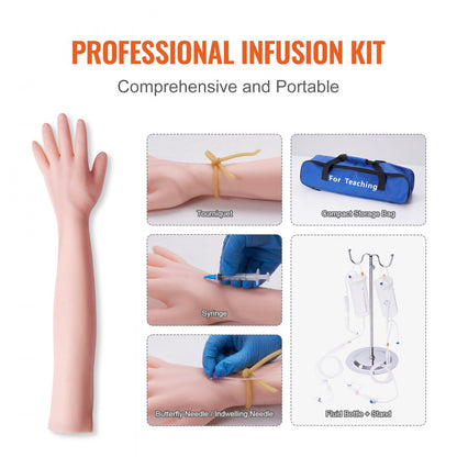 LD-HS2 - Realistic VEVOR Phlebotomy Practice Arm for Venipuncture Training