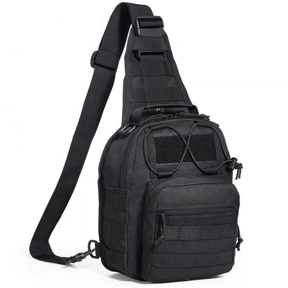 A88060 - 10L Tactical Sling Bag with MOLLE Design & Versatile Carrying Options