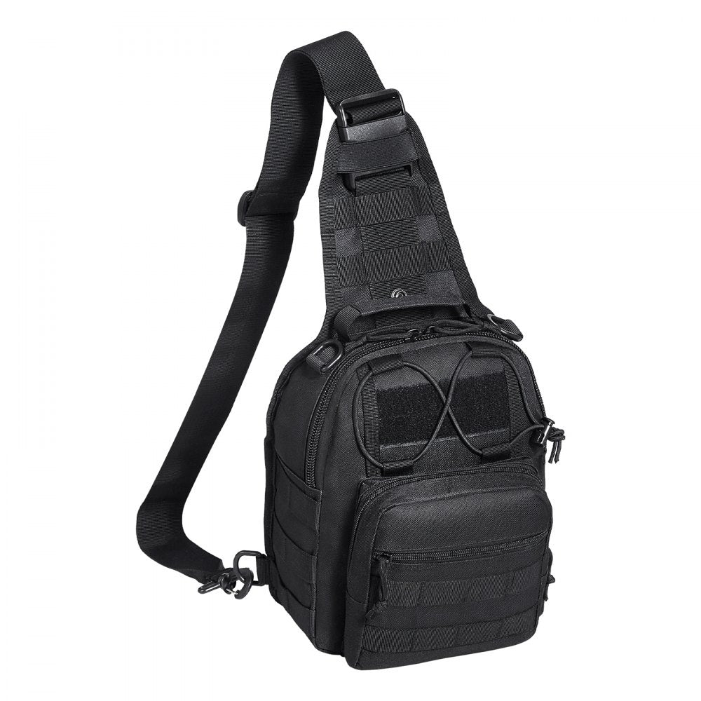 A88060 - 10L Tactical Sling Bag with MOLLE Design & Versatile Carrying Options