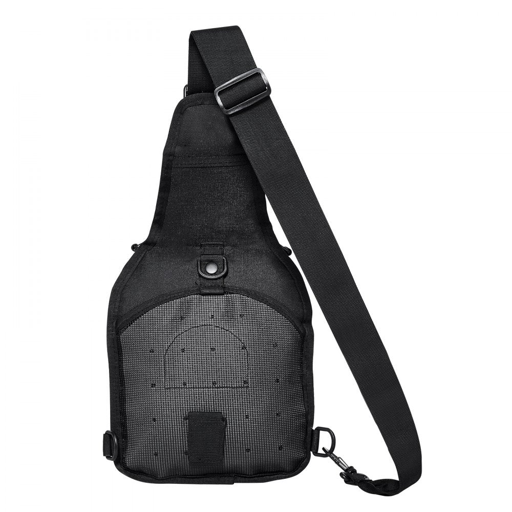 A88060 - 10L Tactical Sling Bag with MOLLE Design & Versatile Carrying Options