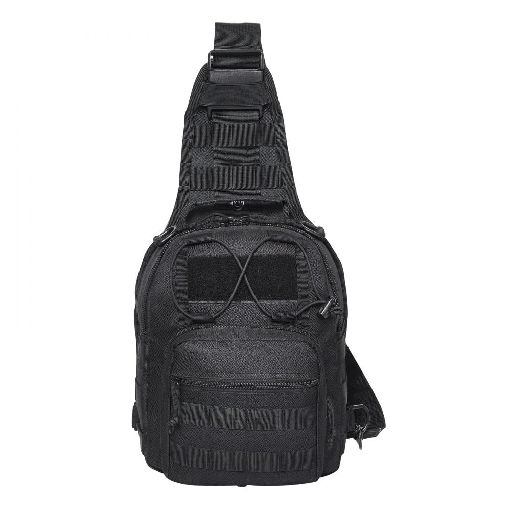 A88060 - 10L Tactical Sling Bag with MOLLE Design & Versatile Carrying Options