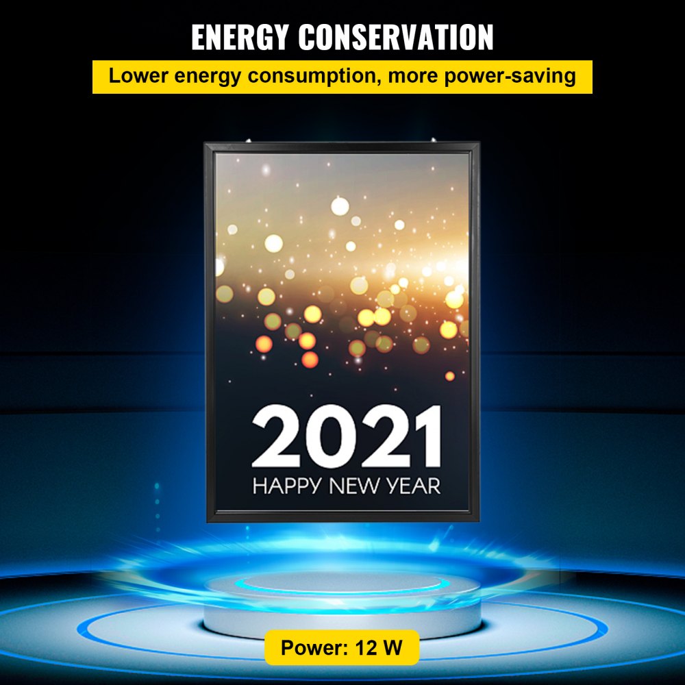 010122878837 - Slim 33x24" LED Light Box for Posters & Signage