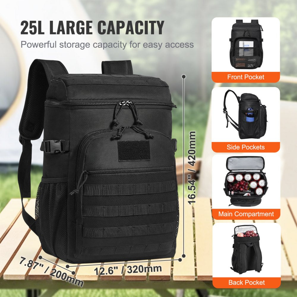 BK-2590 - 25L Insulated Cooler Bag with Waterproof Compartment
