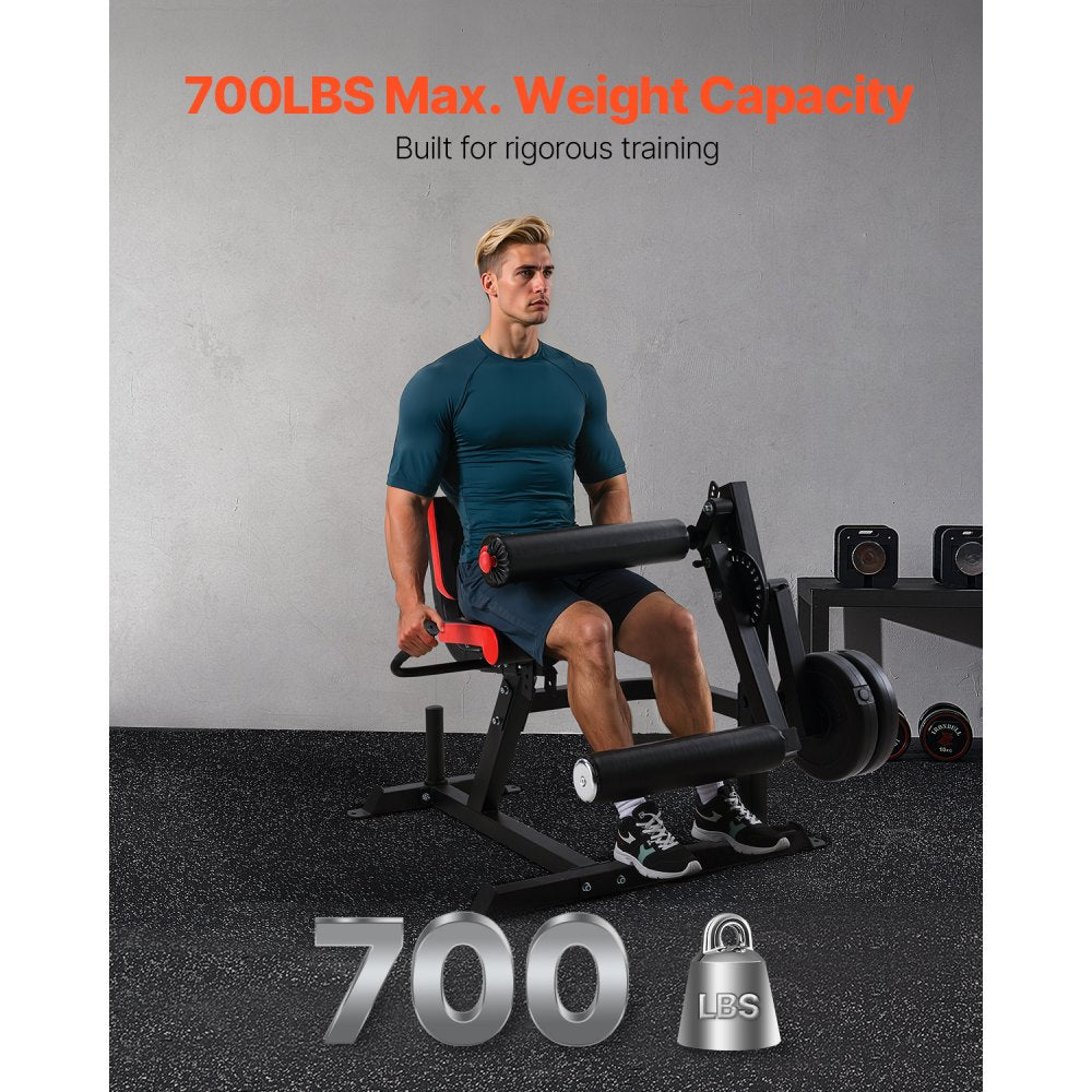 UB2903A - 700lbs Adjustable Leg Extension & Curl Machine for Toning