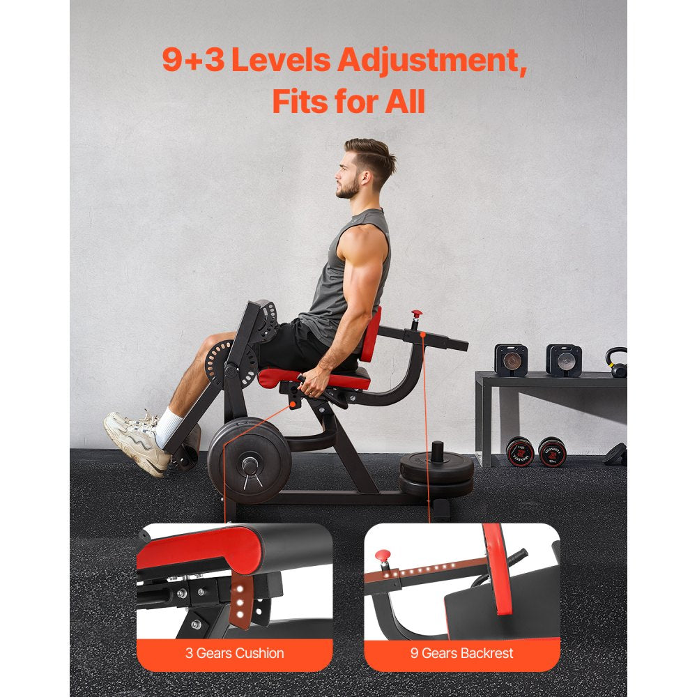 UB2903A - 700lbs Adjustable Leg Extension & Curl Machine for Toning