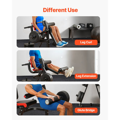 UB2903A - 700lbs Adjustable Leg Extension & Curl Machine for Toning