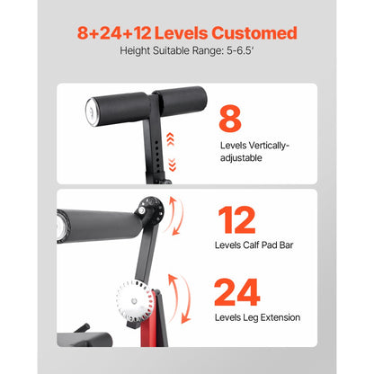 UB2914 - 550lbs Adjustable Leg Extension & Curl Machine