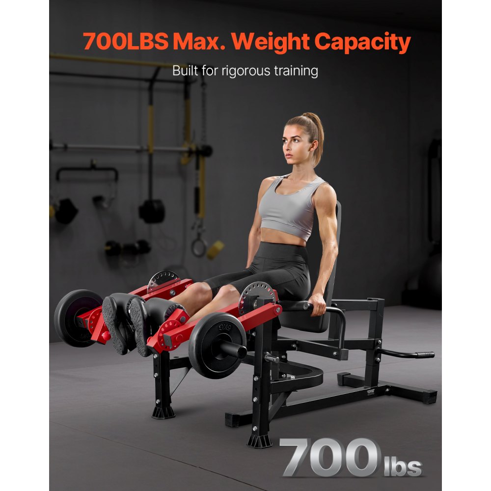 UB2908 - 700lbs Leg Extension & Curl Machine with 24 Adjustable Settings