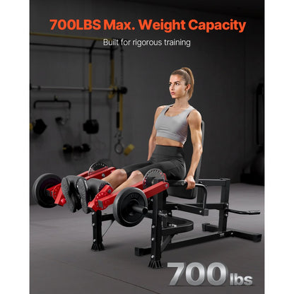 UB2908 - 700lbs Leg Extension & Curl Machine with 24 Adjustable Settings