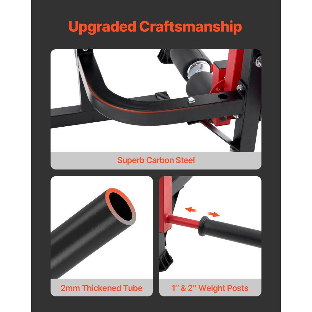 UB2908 - 700lbs Leg Extension & Curl Machine with 24 Adjustable Settings