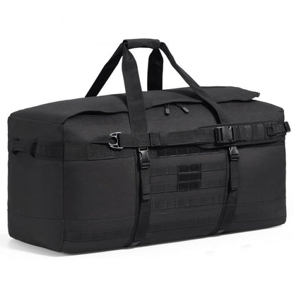 LD-0021 - 100L Tactical Duffle Bag with Waterproof Compartment and Molle Design