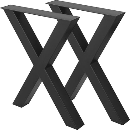 010535243296 - Durable 16" Steel Table Legs with X-Frame Design