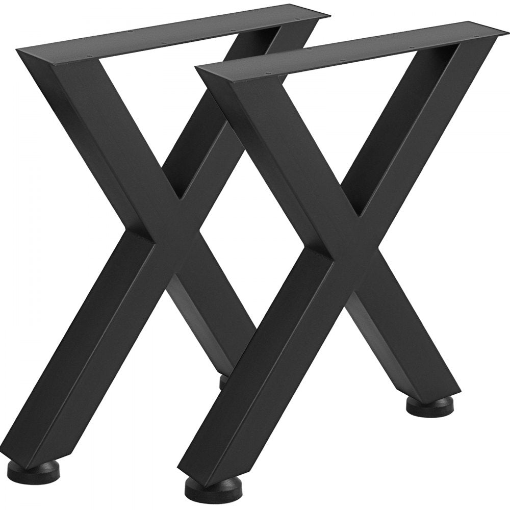 010535243296 - Durable 16" Steel Table Legs with X-Frame Design