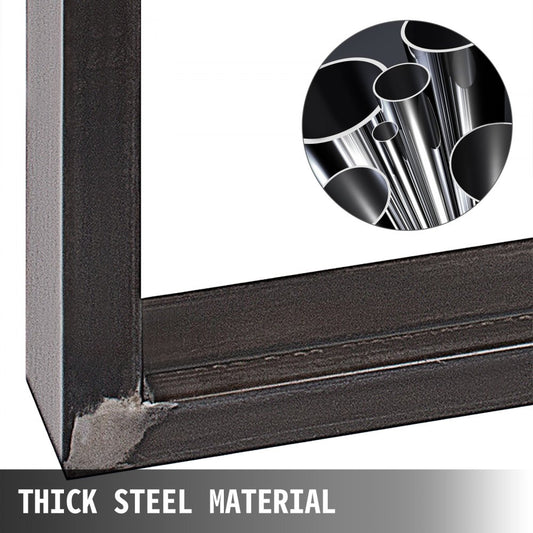 010988881738 - Durable Square Steel Table Legs, 28.3" Height, Supports 2204 lbs