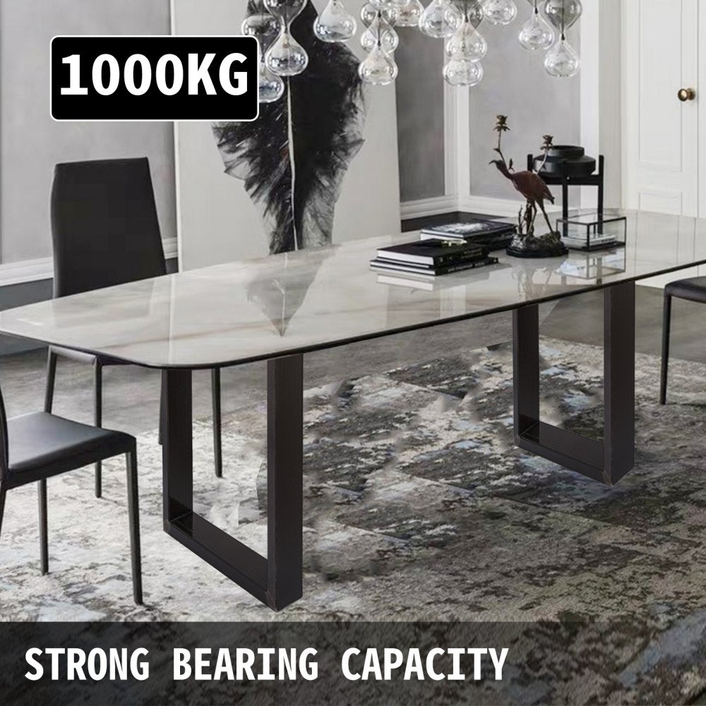010988881738 - Durable Square Steel Table Legs, 28.3" Height, Supports 2204 lbs