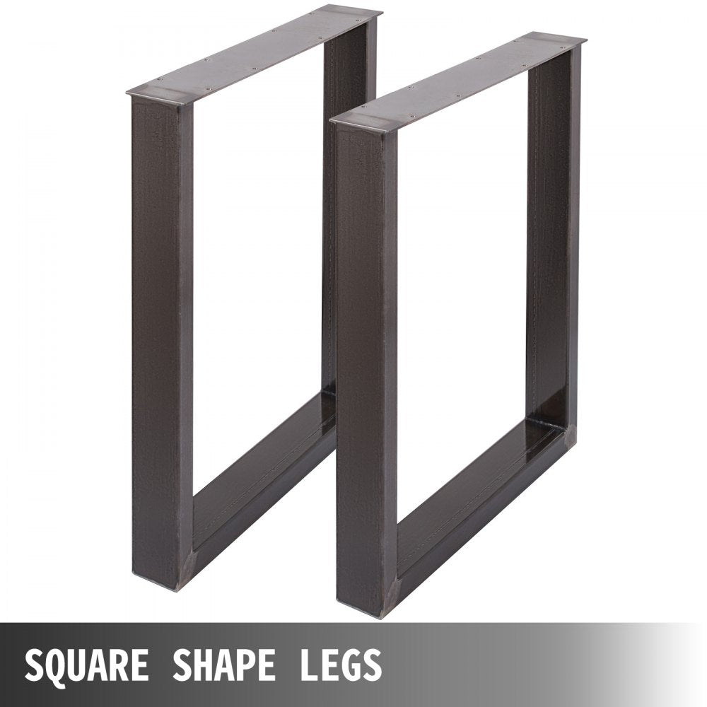 010988881738 - Durable Square Steel Table Legs, 28.3" Height, Supports 2204 lbs