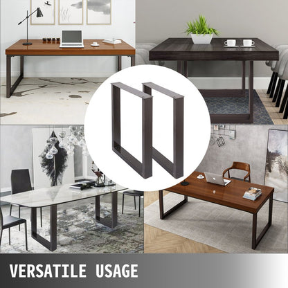 010988881738 - Durable Square Steel Table Legs, 28.3" Height, Supports 2204 lbs