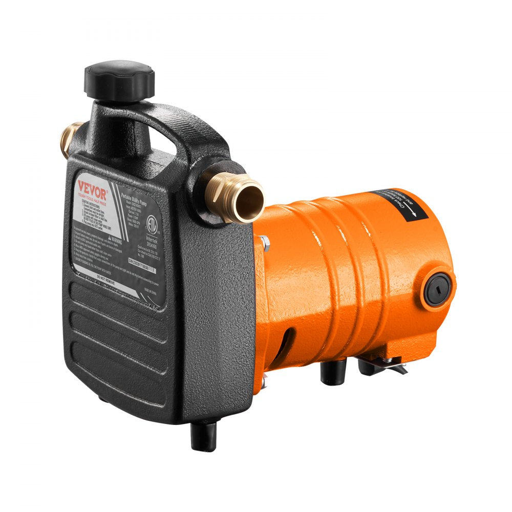 Q1CZ-800C - Durable Cast Iron Pump, 1600 GPH, 120 ft Lift Capacity