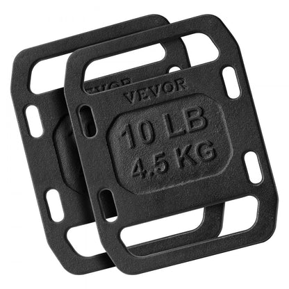 LY-10LBS - 10LB Cast Iron Ruck Plates with Secure Grip Handle