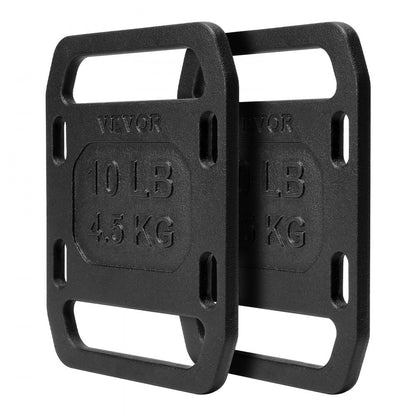 LY-10LBS - 10LB Cast Iron Ruck Plates with Secure Grip Handle