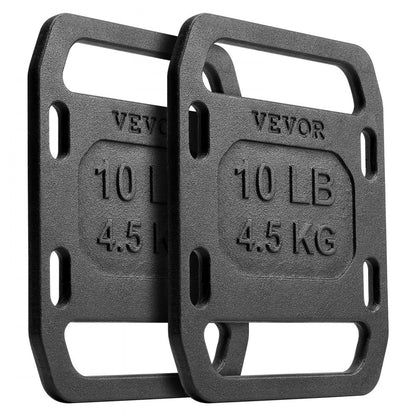 LY-10LBS - 10LB Cast Iron Ruck Plates with Secure Grip Handle