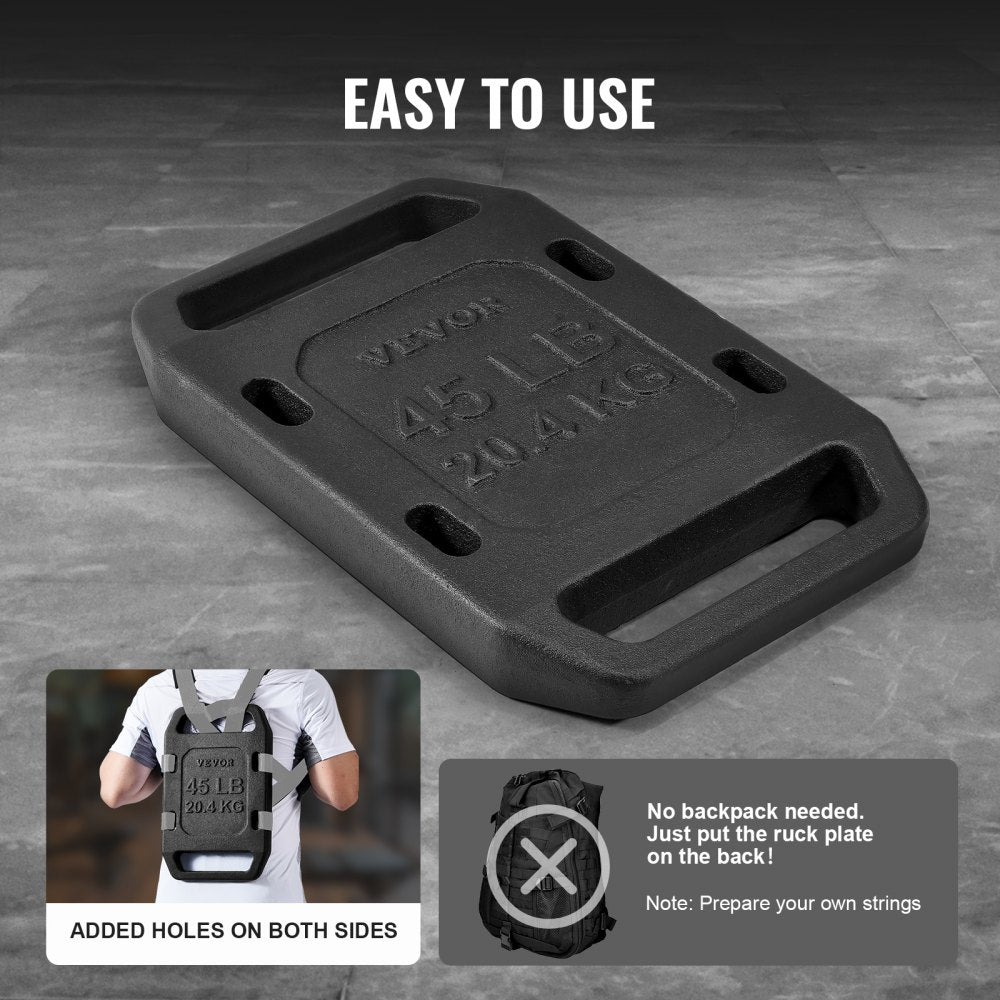 LY-45LBS - 45LB Cast Iron Ruck Plate for Effective Workouts