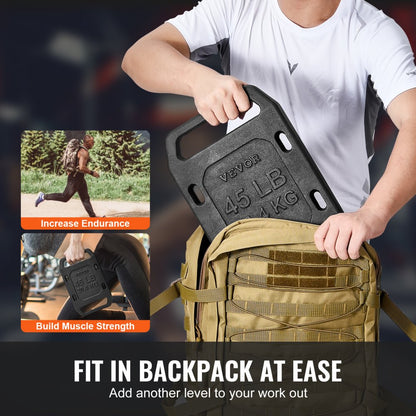 LY-45LBS - 45LB Cast Iron Ruck Plate for Effective Workouts