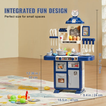 1234-8D - Compact VEVOR Kids Kitchen Set with Lights & Sounds - 18.5 x 9.4 in