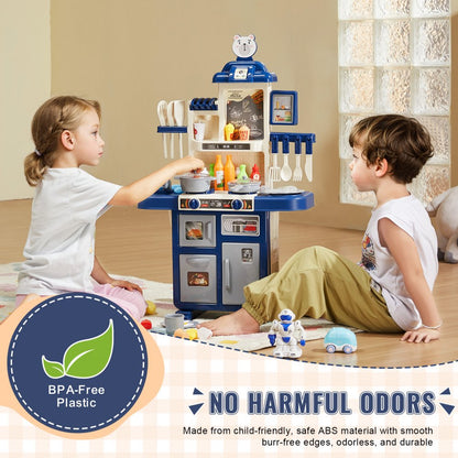 1234-8D - Compact VEVOR Kids Kitchen Set with Lights & Sounds - 18.5 x 9.4 in