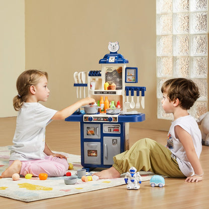 1234-8D - Compact VEVOR Kids Kitchen Set with Lights & Sounds - 18.5 x 9.4 in
