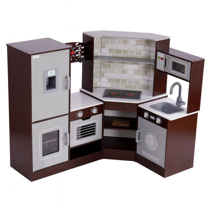 TLG81022 - Durable Wooden Kitchen Playset for Kids, 24 Pieces, Ages 3-8