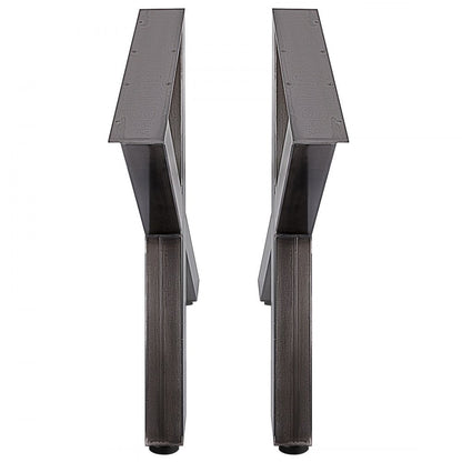 010965821012 - Heavy-Duty 28'' Iron Table Legs with Pre-Drilled Holes